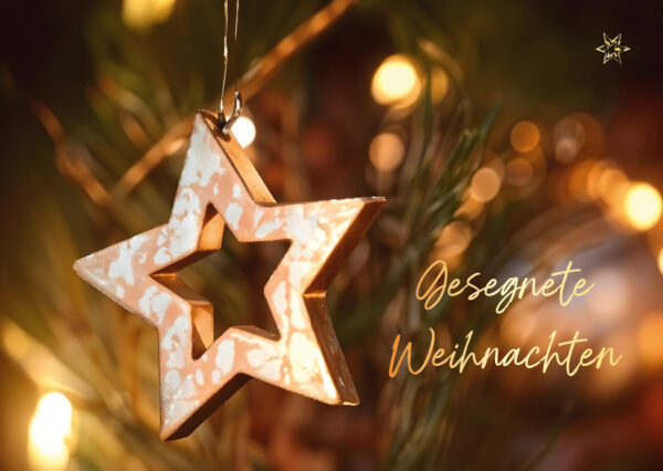 Weihnachtskarte "Stern"