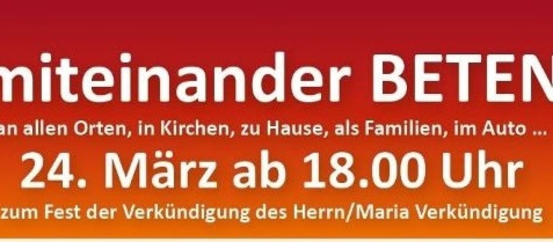 2026 Beitragsbild Miteinander beten 2026