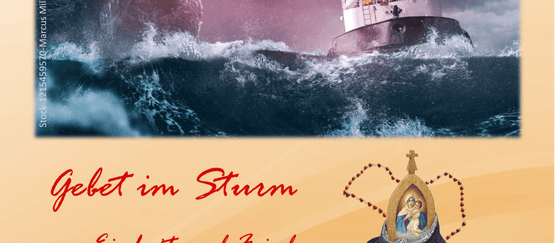 Gebet im Sturm um Einheit und Frieden